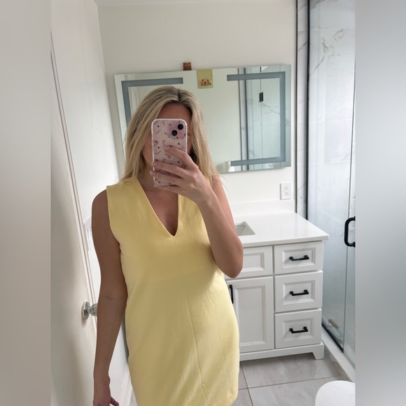 Ninety Percent Piper Butter Yellow Organic Cotton Interlock Dress NWT - Picture 12 of 13